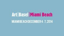 Comienzan las actividades de la feria Art Basel Miami Beach en el Museo Frost Art