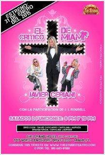 Javier Ceriani regresa al Teatro con el "El Crítico de Miami"